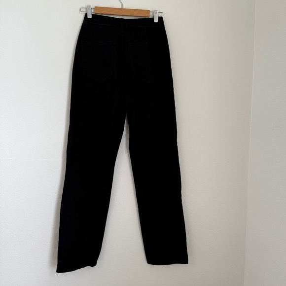 We Wore What Black Rigid Mom Strength Leg Jeans High Rise Size 27 - Picture 3 of 10